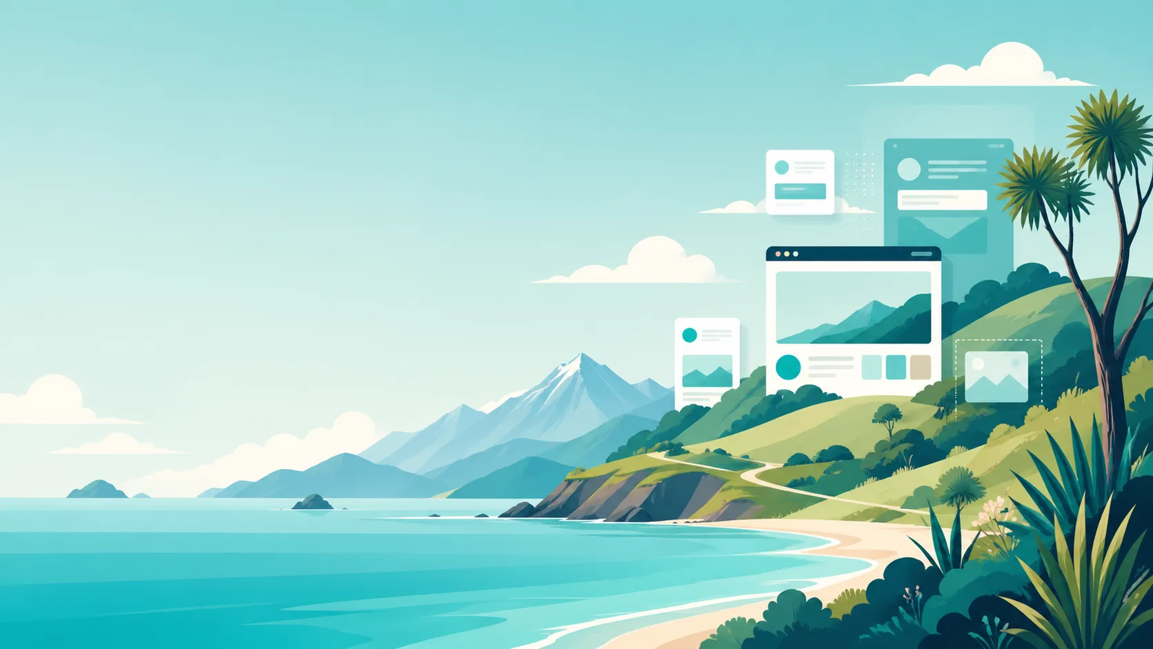 Claristone web design team working at a modern Auckland studio